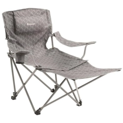 Krzesło kempingowe z podnóżkiem Windsor Hills Silver - Outwell-213174