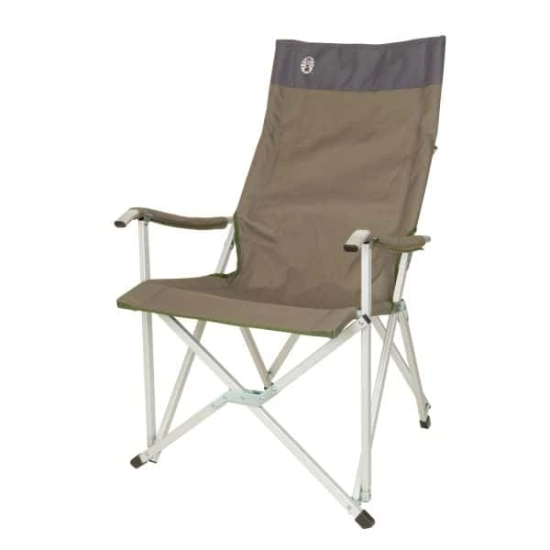 Coleman Sling Chair Green - Składane krzesło turystyczne