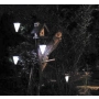 Euro Trail Tree Cone 3 White - Wiszące lampki solarne idealne na kemping do ogrodu