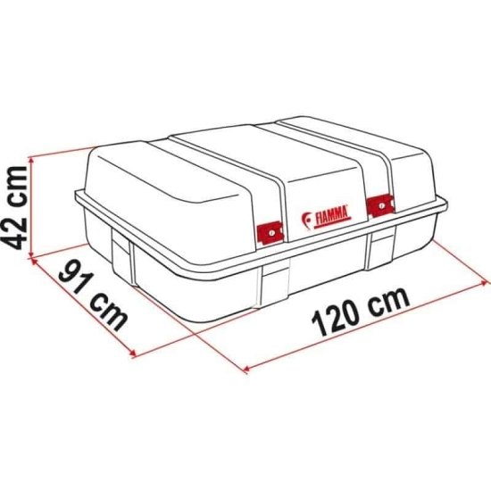Fiamma Ultra-Box 2 - Dachowy Box bagażowy 400 litrów