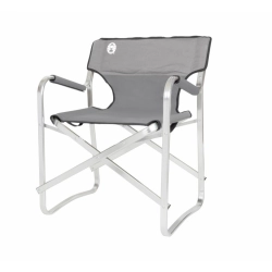 Krzesło kempingowe Deck Chair Aluminium Grey - Coleman