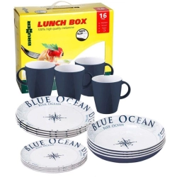 Zestaw obiadowy Lunch Box Blue Ocean Anti Slip 16 - Brunner-174052