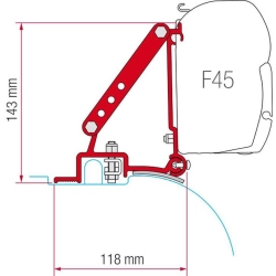 Adapter do markizy - Kit Fiat Ducato/Jumper/Boxer (High Roof) Fiamma-202186